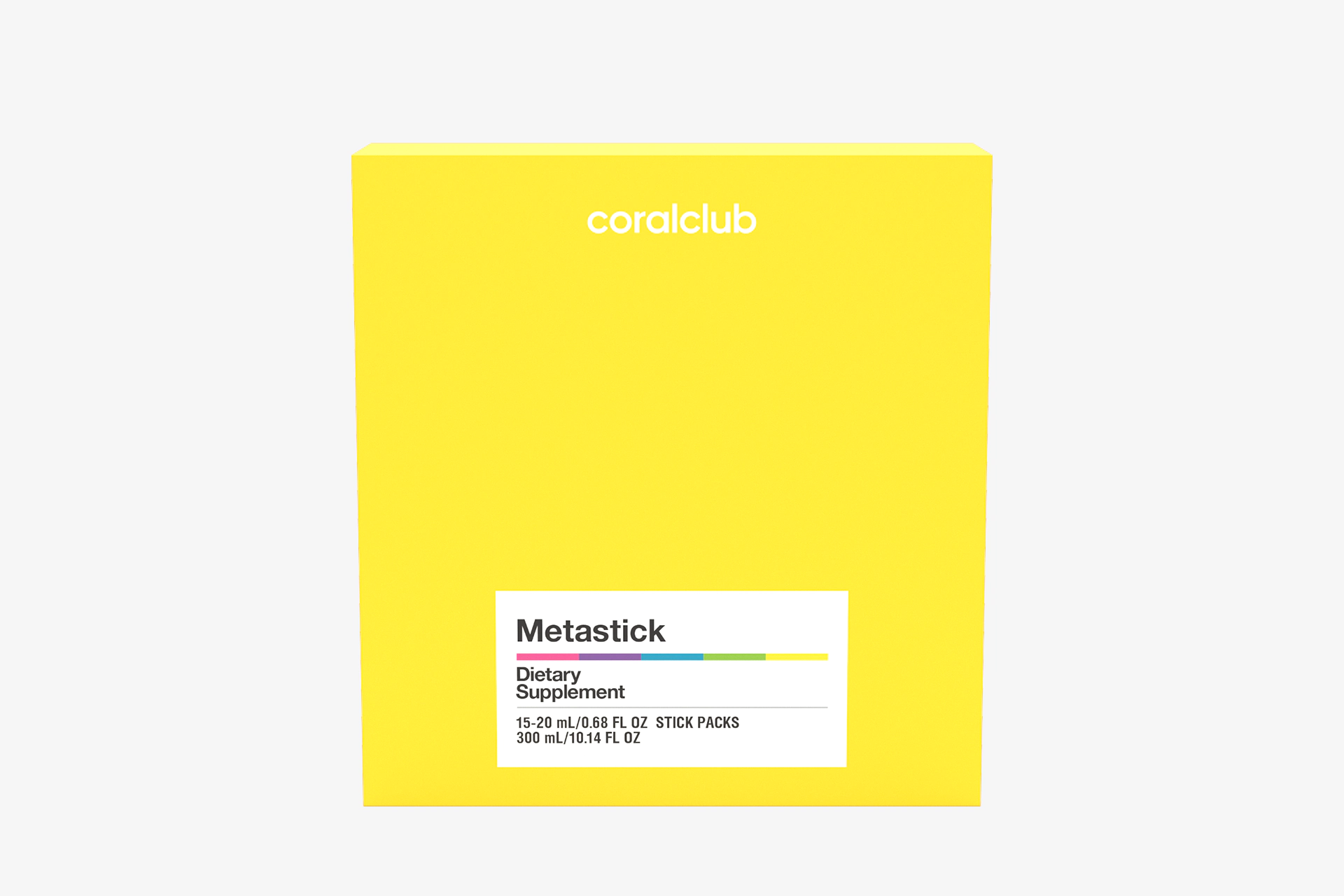 Metastick – complemento alimenticio. 1 envase con 15 sobres. Volumen: 300 ml (15 sobres x 20 ml).