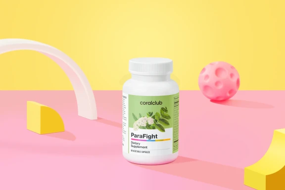 ParaFight – complemento alimenticio. Peso neto: 55 g.
