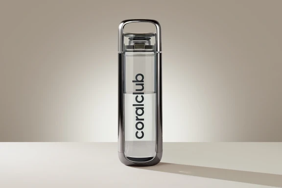Botella de agua KOR One, Black Nickel